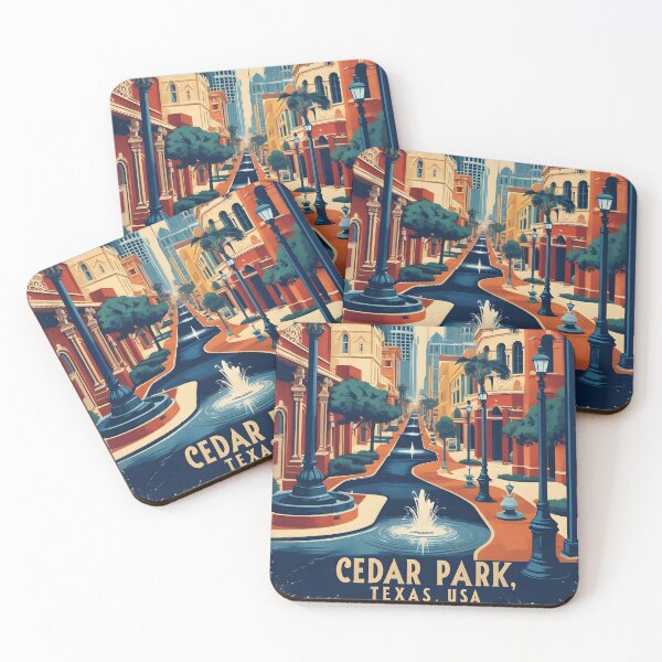 Item preview, Cedar Park Texas USA Vintage Travel Tourism  designed and sold by TravelersGems.