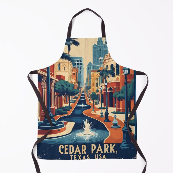 Item preview, Cedar Park Texas USA Vintage Travel Tourism designed and sold by TravelersGems.