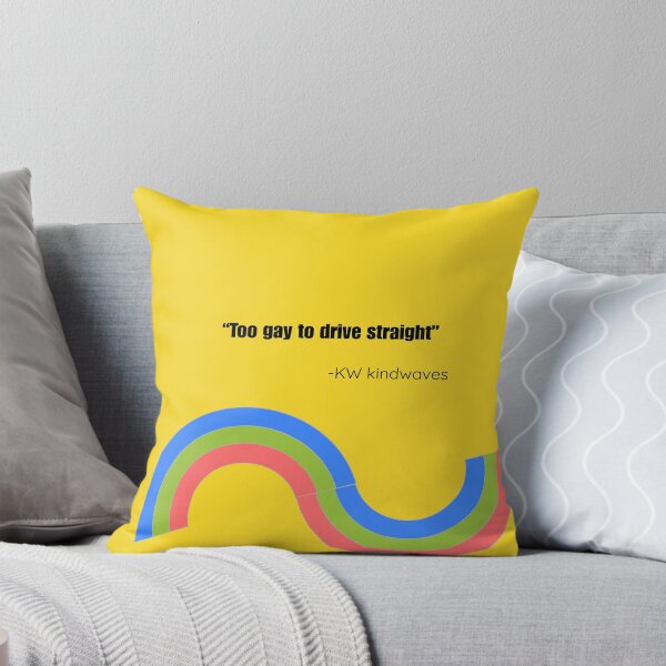 Item preview, Too Gay To Drive Straight – Funny Minimal Queer Design designed and sold by KWkindwaves.
