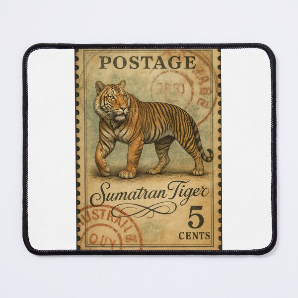 Item preview, Majestic Sumatran Tiger Postage Stamp designed and sold by ForeverPrintsOK.