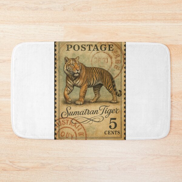 Item preview, Majestic Sumatran Tiger Postage Stamp designed and sold by ForeverPrintsOK.