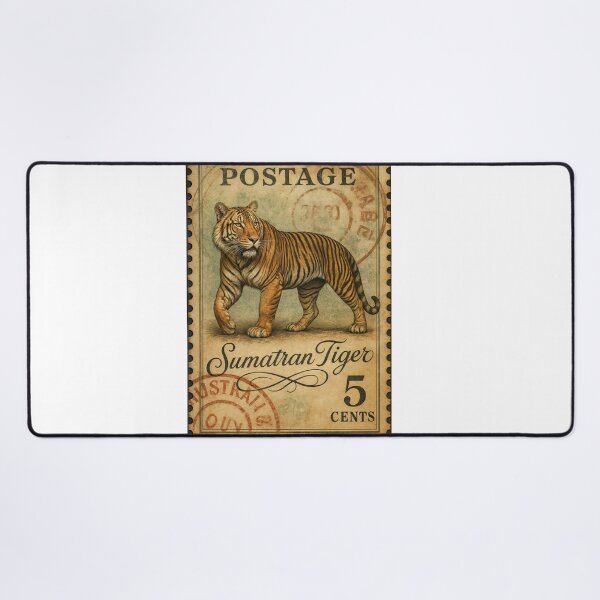 Item preview, Majestic Sumatran Tiger Postage Stamp designed and sold by ForeverPrintsOK.