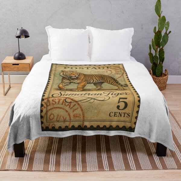 Item preview, Majestic Sumatran Tiger Postage Stamp designed and sold by ForeverPrintsOK.