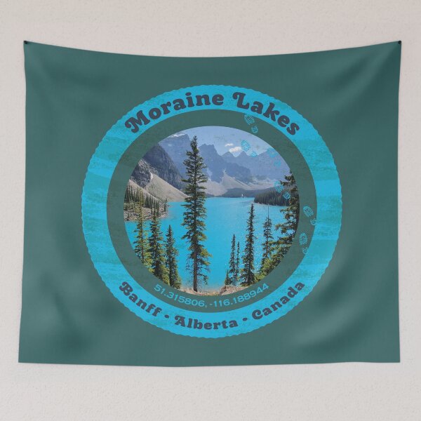 Item preview, Moraine Lake Banff designed and sold by Evilcraft Designs.