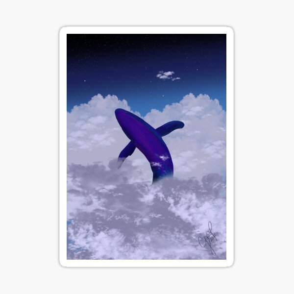 Item preview, Whale of the skies designed and sold by InterShadesArt.