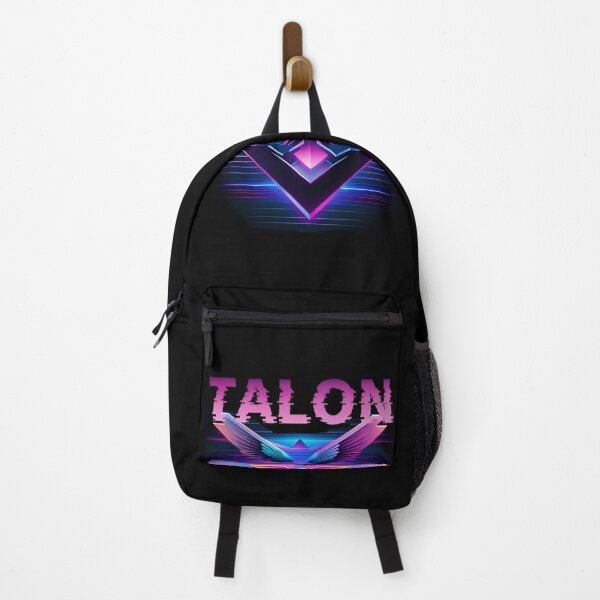 Item preview, Talon – Neon Cyberpunk Eagle Typography Poster | Futuristic Colorful Bird Art designed and sold by Whisky1111.