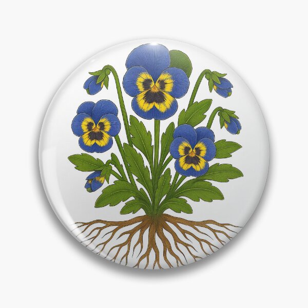 Item preview, Pansy Clock designed and sold by CosmicGrant.