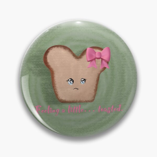 Item preview, Sad Cute Toast- feeling a little toasted designed and sold by EvieVanora.