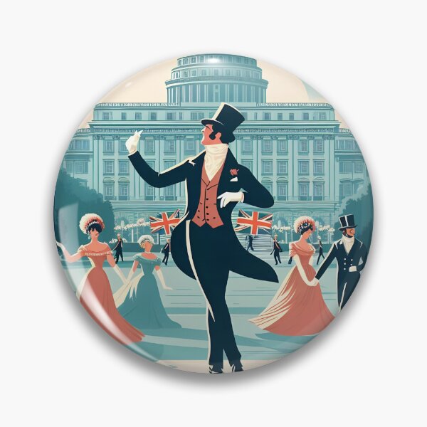 Item preview, Gentleman Dancing in Hyde Park London – Vintage Elegance Design designed and sold by MAGICKEY2024.