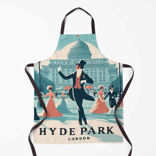 Item preview, Gentleman Dancing in Hyde Park London – Vintage Elegance Design designed and sold by MAGICKEY2024.