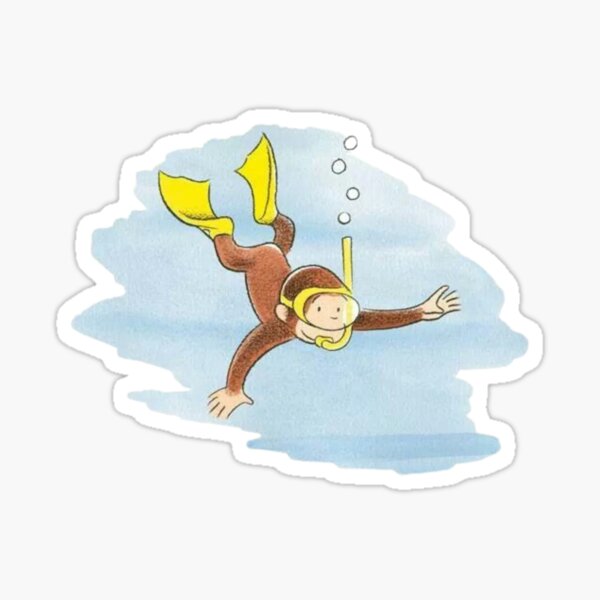 Item preview, Curious George goes Snorkeling  designed and sold by marsuncharted.