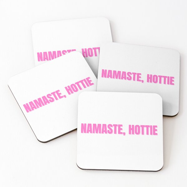 Item preview, Namaste, Hottie (Pink Sticker)  designed and sold by ChiWellness Shop.