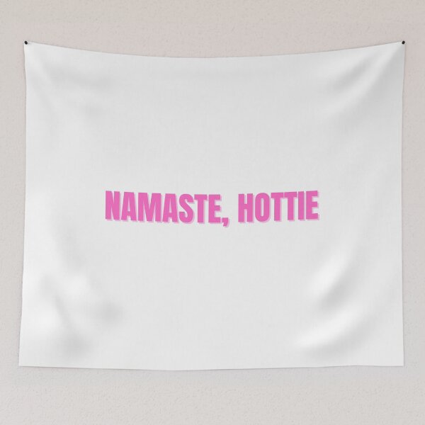 Item preview, Namaste, Hottie (Pink Sticker)  designed and sold by ChiWellness Shop.