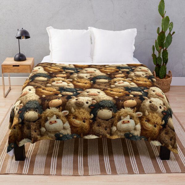 Item preview, Cute Highland cows pattern designed and sold by LittleShopOrion.