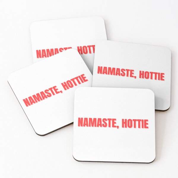 Item preview, Namaste, Hottie (Red Sticker) designed and sold by ChiWellness Shop.