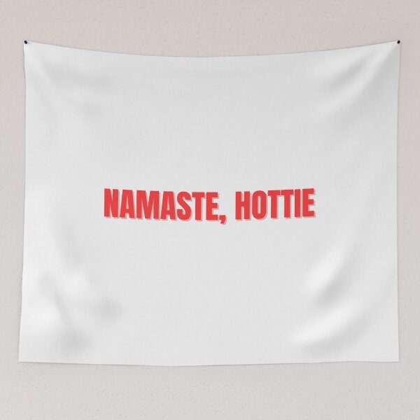 Item preview, Namaste, Hottie (Red Sticker) designed and sold by ChiWellness Shop.