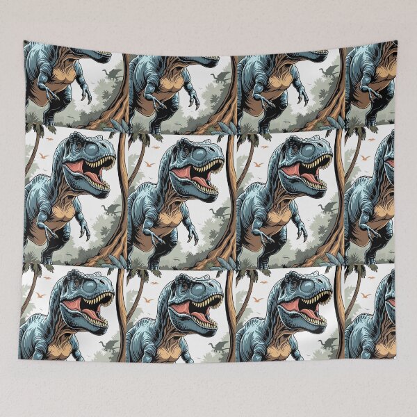 Item preview, Dinosaur Pattern (Tyrannosaurus Rex) designed and sold by PatronesKawai.