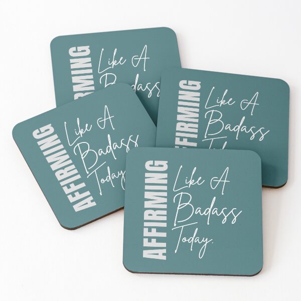 Item preview, Affirming Like A Badass | Funny & Sweary Spiritual Affirmation Quote for Self-Love Gift designed and sold by SoulveStuff.