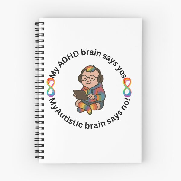Item preview, ADHD meets Autism designed and sold by Neurobendy-Bean.