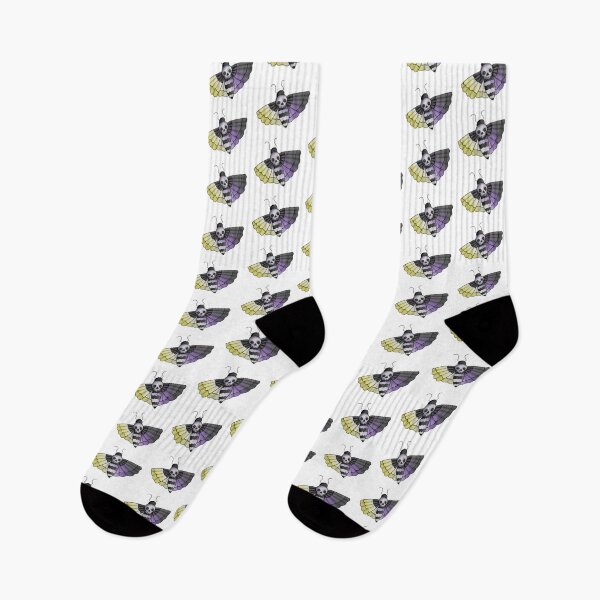 Item preview, Pride Moth: Non-Binary designed and sold by mxminty.