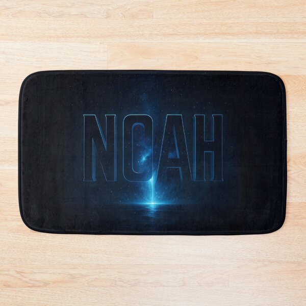 Item preview, Noah Galaxy Portal Name Art – Sci-Fi Dimensional Gate Typography Design designed and sold by VoidBloom Studio.