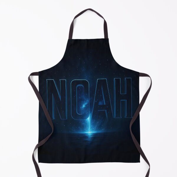 Item preview, Noah Galaxy Portal Name Art – Sci-Fi Dimensional Gate Typography Design designed and sold by VoidBloom Studio.