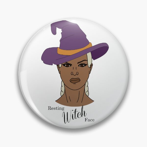 Item preview, Resting witch face designed and sold by KyttsyKrafts.
