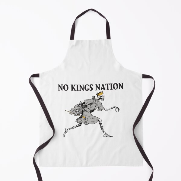 Item preview, No Kings Nation Running Skull With Crown Gray designed and sold by TheRainFamily.