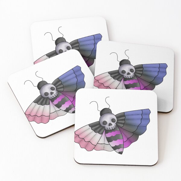 Item preview, Pride Moth: Genderfluid designed and sold by mxminty.
