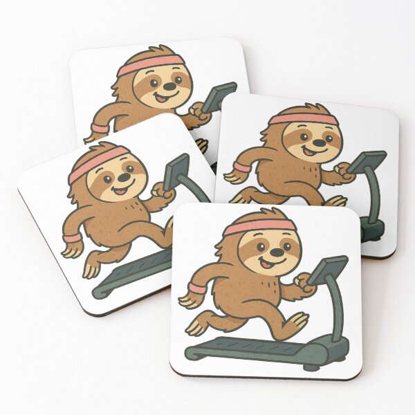 Item preview, A sloth sloth on the treadmill designed and sold by 2competent4life.