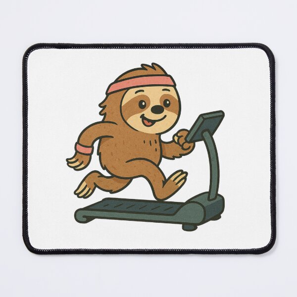 Item preview, A sloth sloth on the treadmill designed and sold by 2competent4life.
