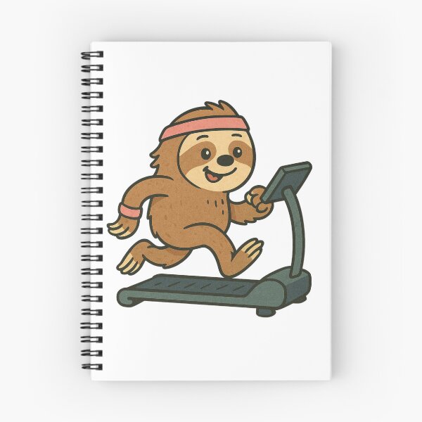 Item preview, A sloth sloth on the treadmill designed and sold by 2competent4life.