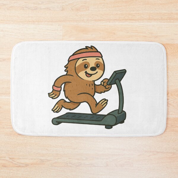 Item preview, A sloth sloth on the treadmill designed and sold by 2competent4life.