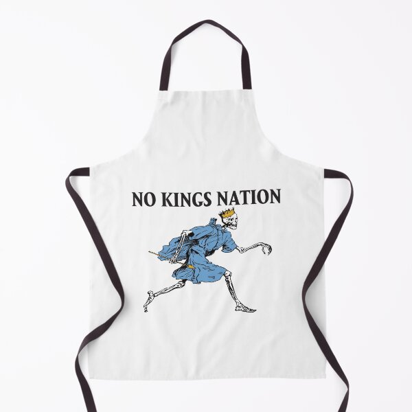 Item preview, No Kings Nation Running Skull With Crown Blue designed and sold by TheRainFamily.