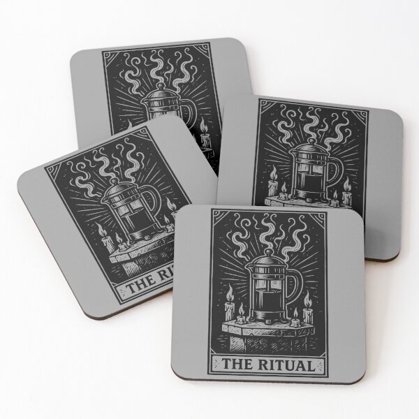 Item preview, Coffee Summoning Tarot – The Ritual (Dark Version) designed and sold by BRU Design.