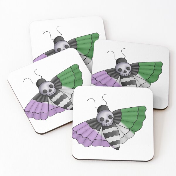 Item preview, Pride Moth: Genderqueer designed and sold by mxminty.