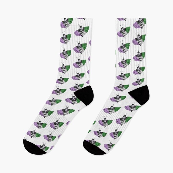 Item preview, Pride Moth: Genderqueer designed and sold by mxminty.