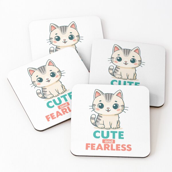 Item preview, Cute and Fearless Kitty designed and sold by Cryptobowdy.