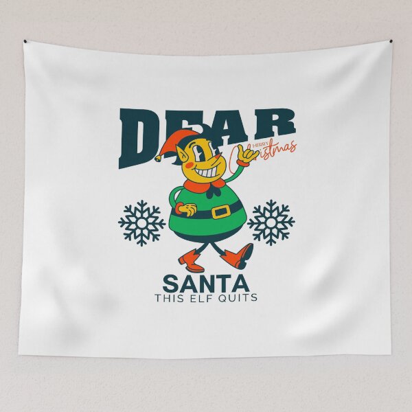 Item preview, Dear Santa: this elf quits designed and sold by Peerless-Prime.