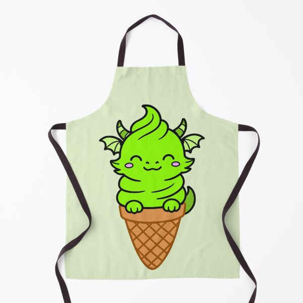 Item preview, Ice Cream Dragon - Lime Green designed and sold by AngelMiette.