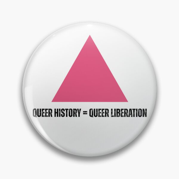 Item preview, Queer History = Queer Liberation (White Background)  designed and sold by The Pink Triangle Legacies Project.