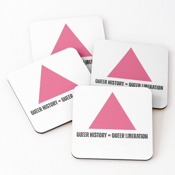 Item preview, Queer History = Queer Liberation (White Background)  designed and sold by The Pink Triangle Legacies Project.