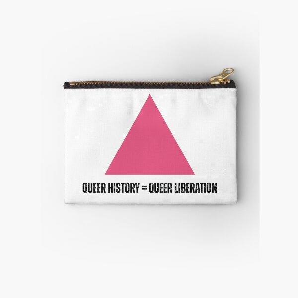 Item preview, Queer History = Queer Liberation (White Background)  designed and sold by The Pink Triangle Legacies Project.