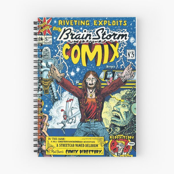 Item preview, Brainstorm Comix featuring Chester P Hackenbush the Psychedlic Alchemist! designed and sold by Bryan Talbot.