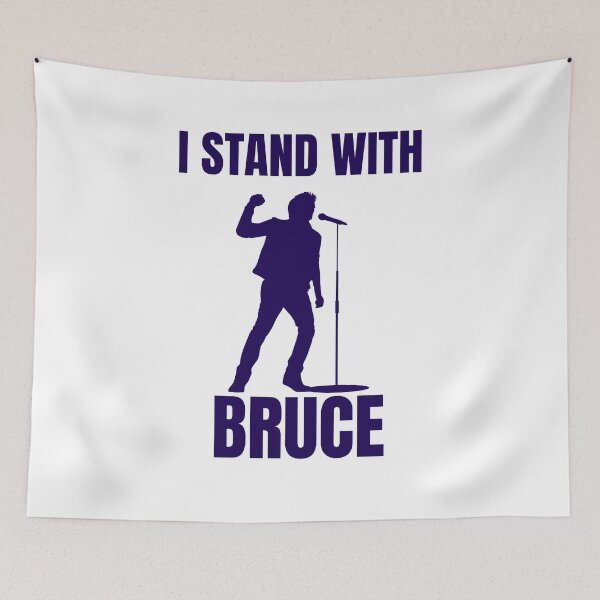 Item preview, I Stand With Bruce – Protest Guitar Tribute Design designed and sold by BlesstB.
