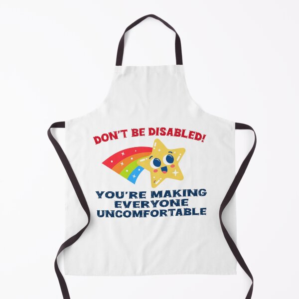 Item preview, Don't Be Disabled Making Uncomfortable Funny Disabled T-Shirts Tees Hoodies Pins Stickers Magnets Mugs Posters Humorous Disability Sarcasm Anti Ableism Tees Gifts designed and sold by ChronicillnessT.