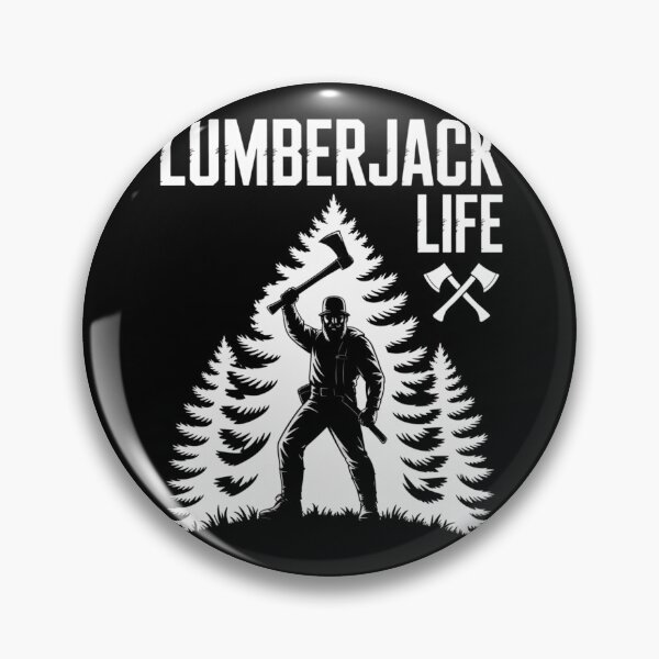 Artikelvorschau, Waldholzfäller-Silhouette entworfen und verkauft von SignumShop.