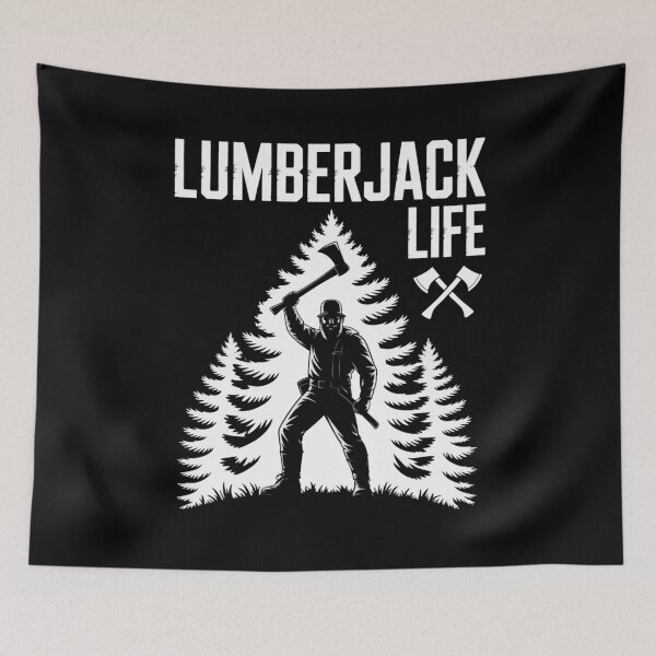 Item preview, Forest Lumberjack Silhouette designed and sold by SignumShop.