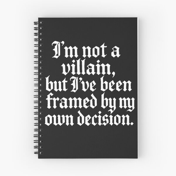 Item preview, I'm Not A Villain, But I've Been Framed By My Own Decision designed and sold by Owcomm.