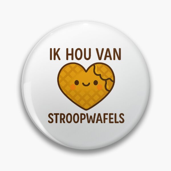 Item preview, I LOVE STROOPWAFELS - IK HOU VAN STROOPWAFELS (schattige Nederlands stroopwafel) designed and sold by Canto Canuck.